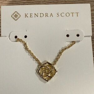 Kendra Scott Rosegold Geometric Necklace